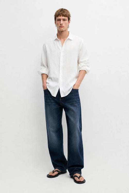 Charcoal Straight Fit Jeans
