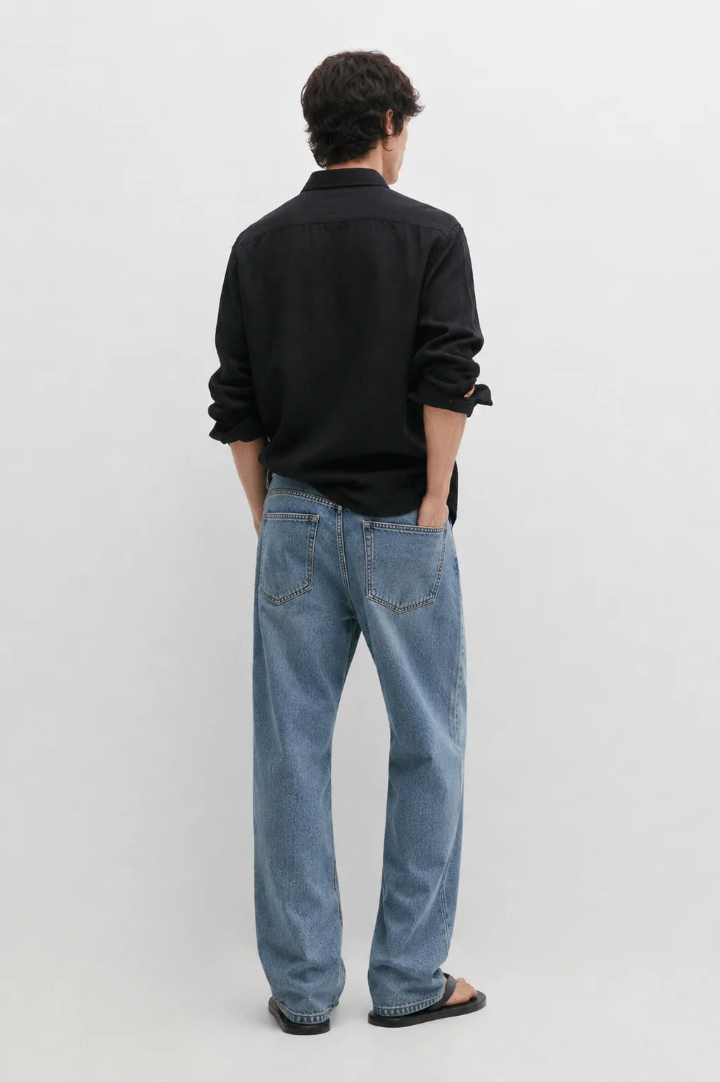 Pure Linen Straight Fit Pants
